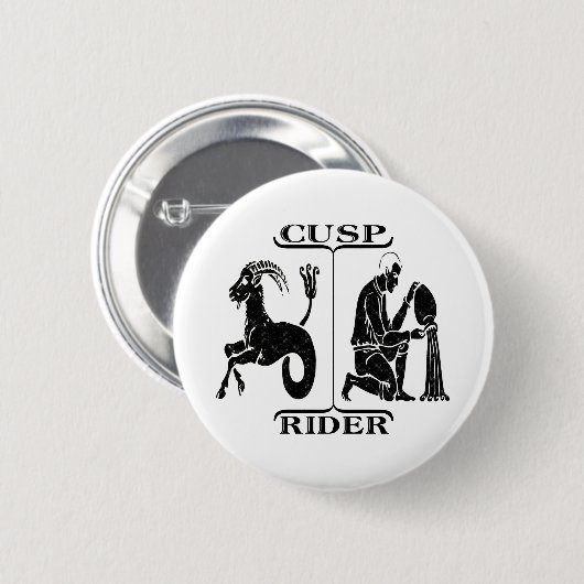 Steinbock/Wassermann Button (Vorne & Hinten)