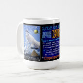 Steinbock-Wassermannspitze Fahrwerk 15 Unze-Tasse Kaffeetasse (Vorderseite Links)