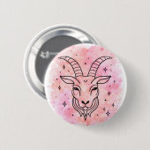 Steinbock Zeichen Button (Vorne & Hinten)