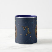 Steinbock-Ziege mit Horn-Zodiakssymbol Tasse (Zentrum)