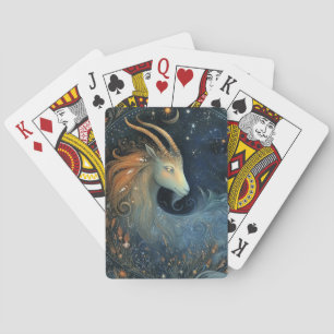 Steinbock-Ziegen-Zodiac-Astrologie-Mystischer Gebu Spielkarten