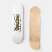 Steinbock-Zodiac-Graffiti Skateboard (Vorderseite)