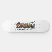 Steinbock-Zodiac-Graffiti Skateboard (Horizontal)