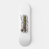 Steinbock-Zodiac-Graffiti Skateboard (Vorderseite)