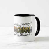 Steinbock-Zodiac-Graffiti Tasse (VorderseiteRechts)