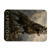Steinbock-Zodiac-Meeresziege Himmelsastrologie-Sym Magnet (Horizontal)