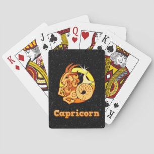 Steinbockillustration Spielkarten