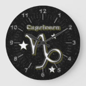 Steinbocksymbol Große Wanduhr (Vorderseite)