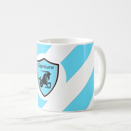 Steinbocksymbol Kaffeetasse (VorderseiteRechts)