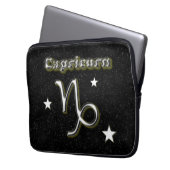 Steinbocksymbol Laptopschutzhülle (Vorderseite Links)