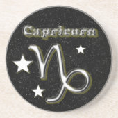 Steinbocksymbol Sandstein Untersetzer (Vorne)