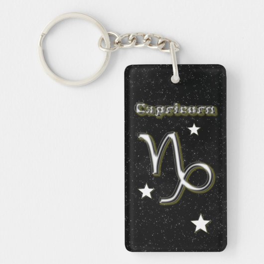 Steinbocksymbol Schlüsselanhänger (Vorderseite)