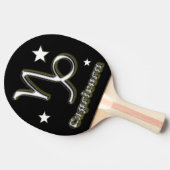 Steinbocksymbol Tischtennis Schläger (Seitenansicht)
