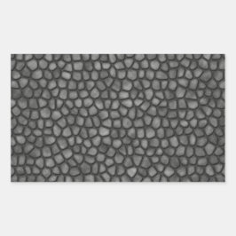 Steinboden Rechteckiger Aufkleber