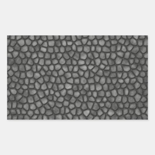 Steinboden Rechteckiger Aufkleber (Vorderseite)