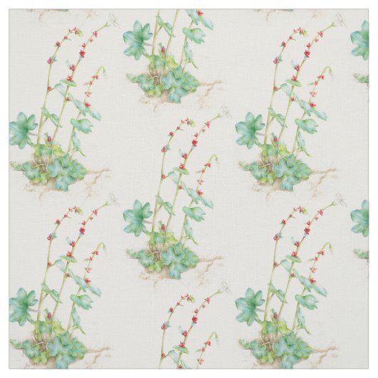 Steinbrech, Blume Stoff (Muster)