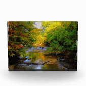 Steinbruch am Herbsttag Fotoblock (Vorderseite)