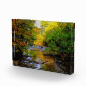 Steinbruch am Herbsttag Fotoblock (Rechts)