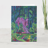 Steinbruch bei Wildboden | Ernst Ludwig Kirchner Karte (Vorderseite)