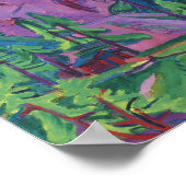 Steinbruch bei Wildboden | Ernst Ludwig Kirchner Poster (Ecke)