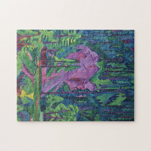 Steinbruch bei Wildboden | Ernst Ludwig Kirchner Puzzle (Horizontal)