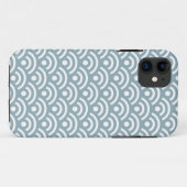 Steinbruch blauer Seigaiha Muster iPhone 5 Kasten Case-Mate iPhone Hülle (Rückseite (Horizontal))