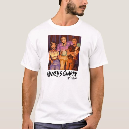 Steinbrüche 80_ Nacht T-Shirt (Vorderseite)