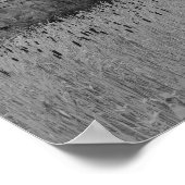 Steinbruchkisten 1 schwarz-weiß poster (Ecke)