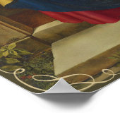 Steinbrück Madonna in der Werkstatttür 1833 Poster (Ecke)