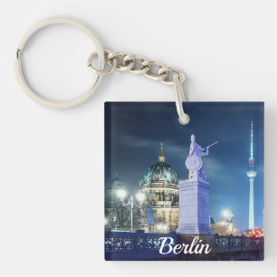 Steinbrücke bei der Berliner Kathedrale in Deutsch Schlüsselanhänger