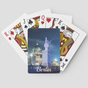Steinbrücke bei der Berliner Kathedrale in Deutsch Spielkarten