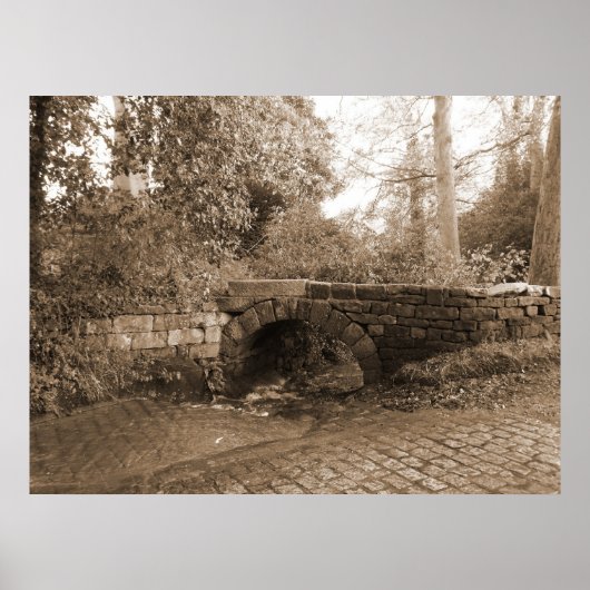 Steinbrücke mit Stream Poster (Vorne)