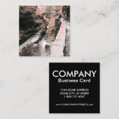 Steinbrücke Quadratische Visitenkarte (Vorne/Hinten)