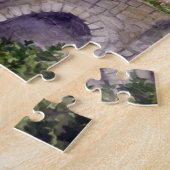 Steinbrücke Wasserfarbenmalerei Puzzle (Seite)