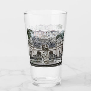 Steinbrunnen in Prag Glas