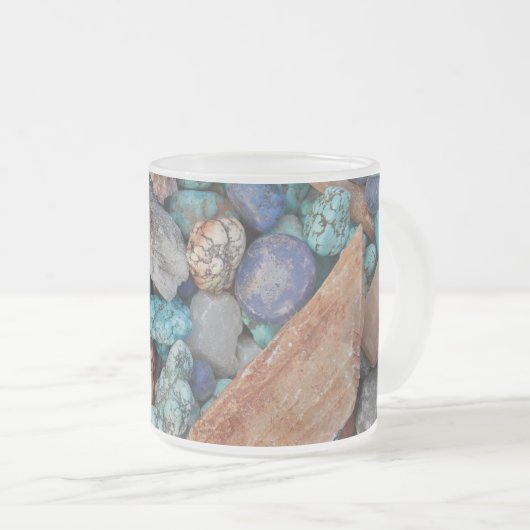 Steinbunt-Steinkies, natürliche Textur Mattglastasse (VorderseiteRechts)