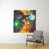 Steinbutt 2 wandteppich (Beispiel (Horizontal))