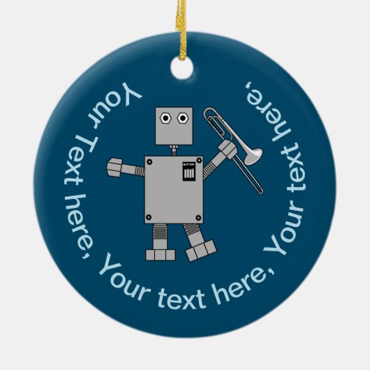 Steinbutt Keramik Ornament (Hinten)