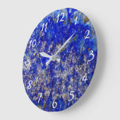 Steindesign Große Wanduhr (Winkel)