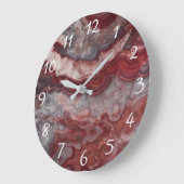 Steindesign Große Wanduhr (Winkel)