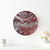Steindesign Große Wanduhr (Zuhause)