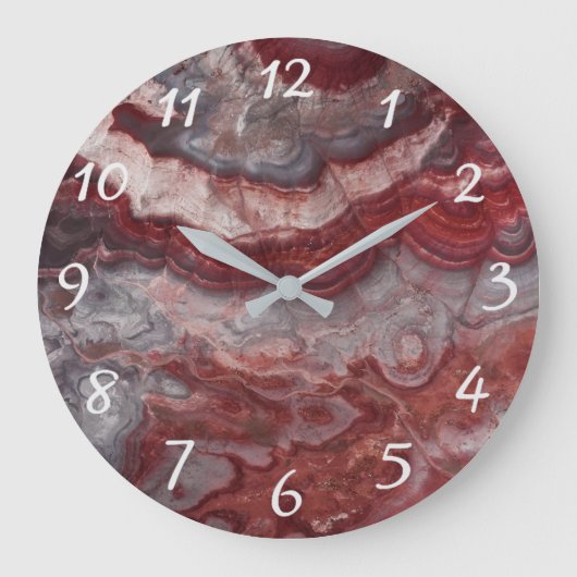 Steindesign Große Wanduhr (Vorderseite)