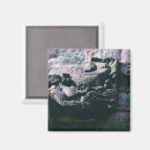 Steine Abbildung Maya Ruins Copan Honduras Magnet (Vorderseite/Rückseite)