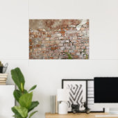Steine alte Wand Poster (Heimbüro)