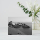 Steine am Meer Postkarte (Stehend Vorderseite)