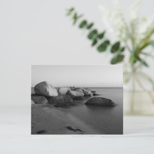 Steine am Meer Postkarte (Stehend Vorderseite)