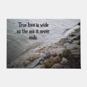 Steine am Strand Fußmatte (Vorderseite)