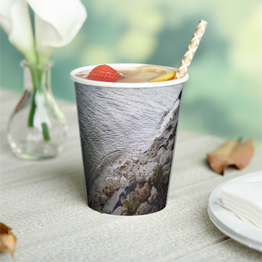 Steine am Strand Pappbecher (In Situ)