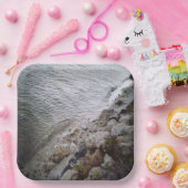 Steine am Strand Pappteller (Party)