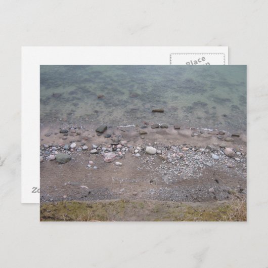 Steine an der Ostsee Postkarte (Vorne/Hinten)